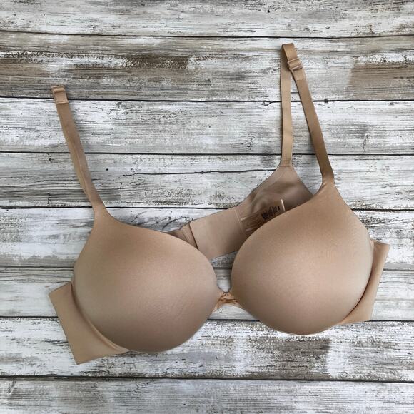 SKIMS Other - Skims Push Up Bra Sz 38 B Padded Adjustable 3 j Hook Underwire Neutral Push Up